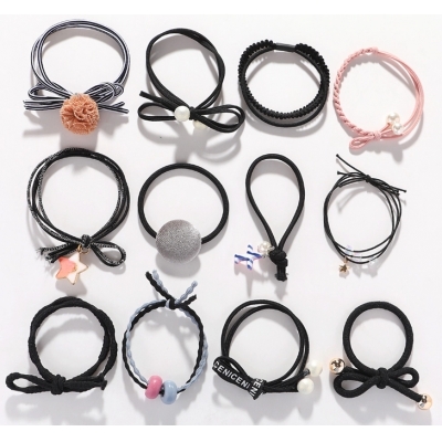 Easy to Store High Elastic Hair Rope Beautiful Boxed Hair Accessories